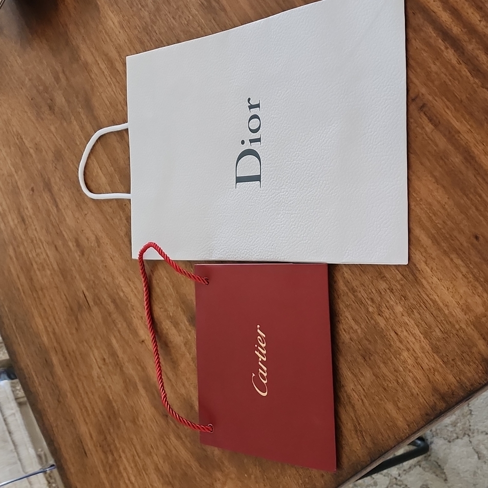 Closet Staging Bags - Cartier and Dior